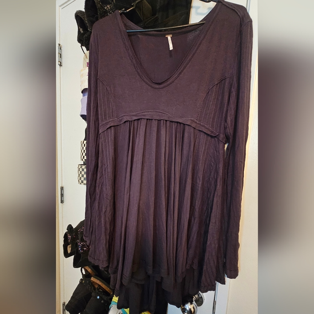 EUC! Free People Black Tunic Top - Medium